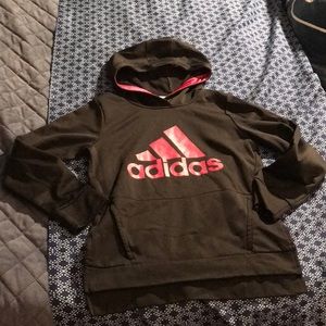GIRLS ADIDAS HOODIE SZ 14 YOUTH EX USED CONDITION